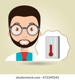 doctor laboratory tube chemistry vector illustration graphic