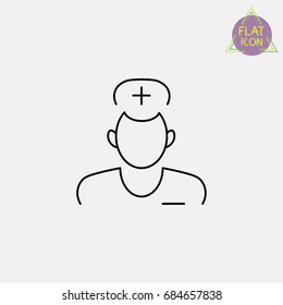 doctor line icon