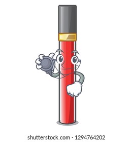 Doctor lip gloss in the cartoon shape