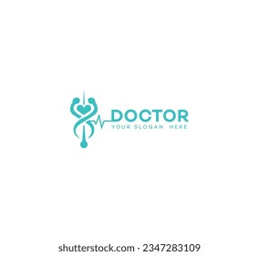 icono del logotipo de doctor Diseño Plantilla de vectores