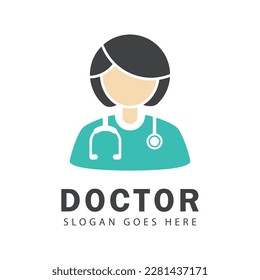 Doctor logo icon vector design.