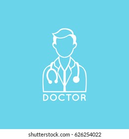 DOCTOR Logo vector icon illustration design