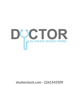 Doctor logo vector illustration design