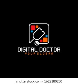 Doctor Logo Vector Image Stock