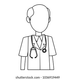 Doctor male cartoon