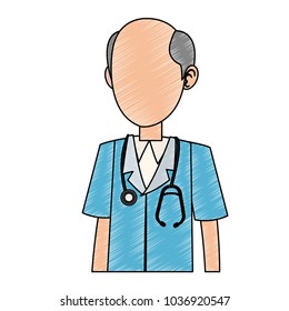 Doctor male cartoon