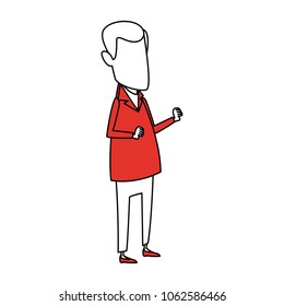 Doctor male cartoon