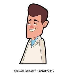 Doctor male cartoon