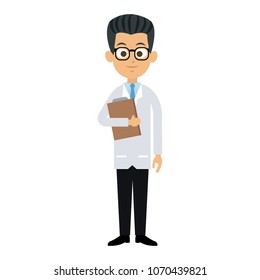 Doctor male cartoon