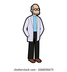 Doctor man cartoon