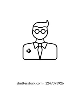 doctor, man icon. Element of anti aging outline icon for mobile concept and web apps. Thin line doctor, man icon can be used for web and mobile