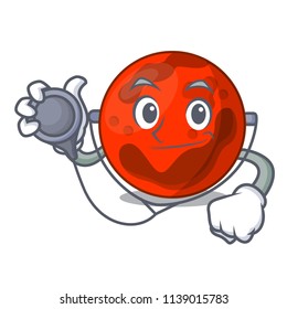 Doctor mars planet character cartoon
