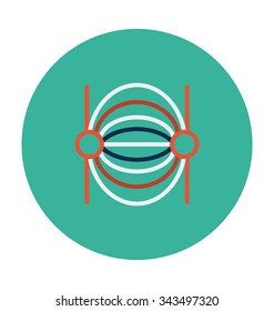 Doctor Mask Colored Vector Icon 