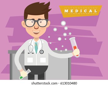 Doctor, medical concept design,clean vector