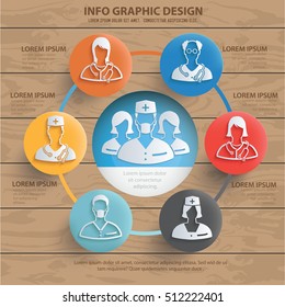 Doctor and medical concept design,vector
