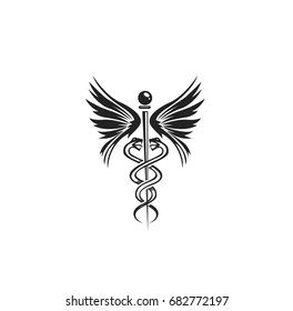 Doctor and medical services icon, life saviour, vector illustration