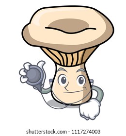 Doctor milk mushroom character cartoon