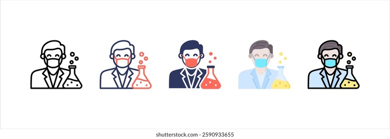 Doctor Multi Style Icon Set