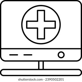 Doctor Nurse Computer Mobile Remote Consultation Stethoscope Video Call Health Records Telehealth Digital Health