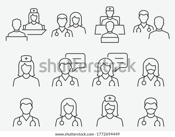 24,145 Male Nurse Icon Images, Stock Photos & Vectors | Shutterstock