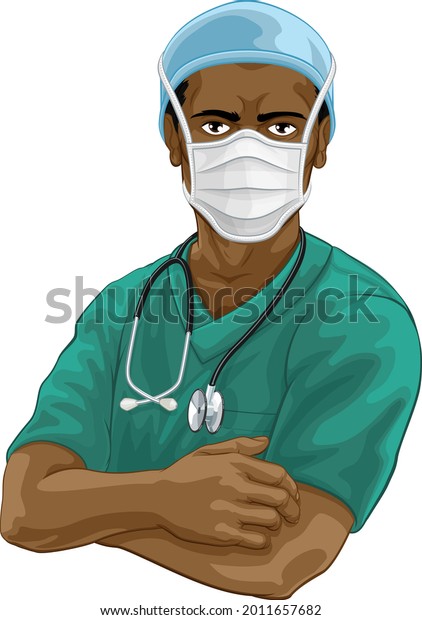 Doctor Nurse Medical Healthcare Professional Character Stock Vector ...