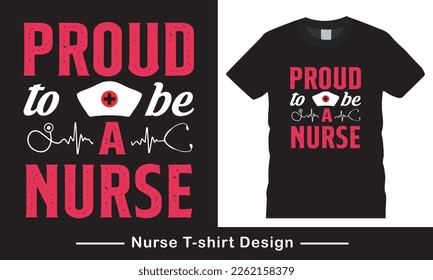 doctor or nurse t-shirt. Nursing, doctor, practitioner, nurse practitioner t shirt design template,