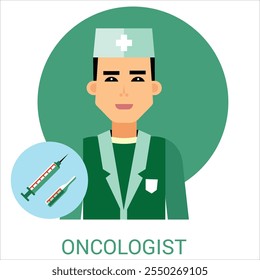 Arzt und Krankenschwestern avatar einzelne Vektorgrafik eps 10 Datei