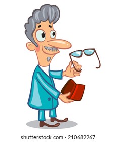 Doctor oculist, ophthalmologist