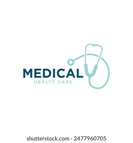 Diseño de logotipo de atención médica de oficina del médico