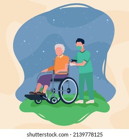 doctor and old woman characters
