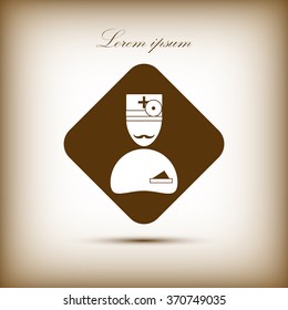 doctor, ophthalmologist, vector ,icon