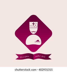 doctor, ophthalmologist, vector ,icon
