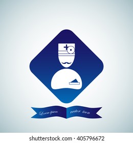 doctor, ophthalmologist, vector ,icon