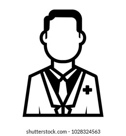 doctor outline icon man 