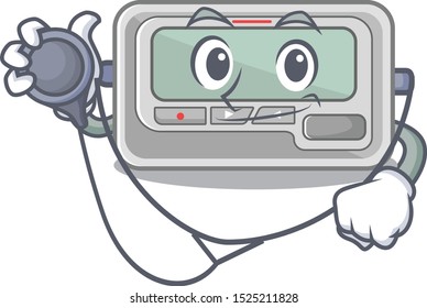 Doctor Pager With In The Mascot Shape