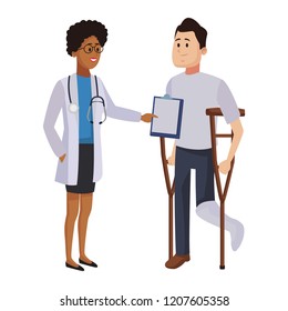 Doctor and patient