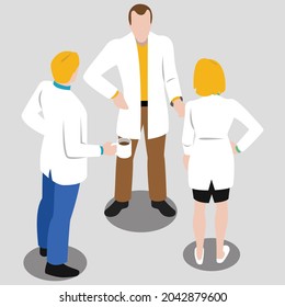 Doctor patient icons design vector