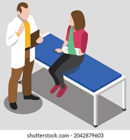 Doctor patient icons design vector