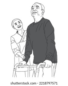 Doctor and Patient Vector Art