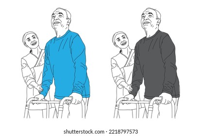 Doctor and Patient Vector Art