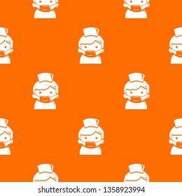 Doctor pattern vector orange for any web design best