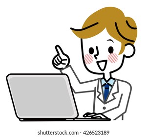 Doctor and PC.