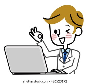 Doctor and PC.