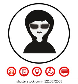 DOCTOR PERSON  VECTOR ICON