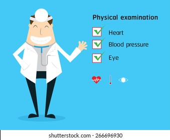 Doctor with physical examination medical.