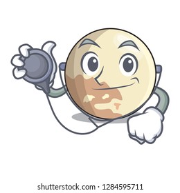 Doctor planet pluto in the cartoon form