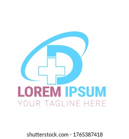 Doctor plus company illustration vector logo design beautiful plus doctor symbols healthcare and medical icon clinic and hospital branded icon design.