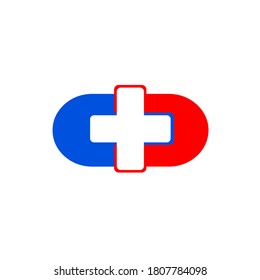 Diseño del logotipo del vector de ilustraciones para atención médica y de salud.