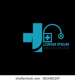 Doctor plus illustration vector logo design pharmacy and clinic medical health care symbols.