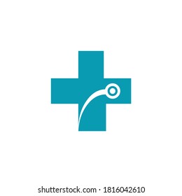 Doctor Plus Logo Illustration Design Pharmacy Stock Vector (Royalty ...